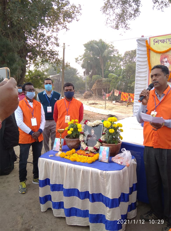 Opening ceremony with dedication to Swami Vivekananda